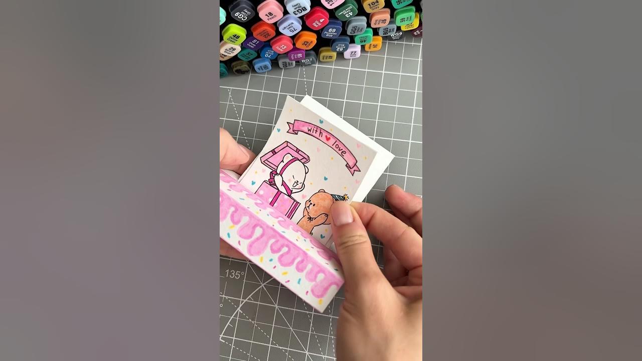 DIY Birthday Cake Card ππ DIY Birthday Cake Card ππ