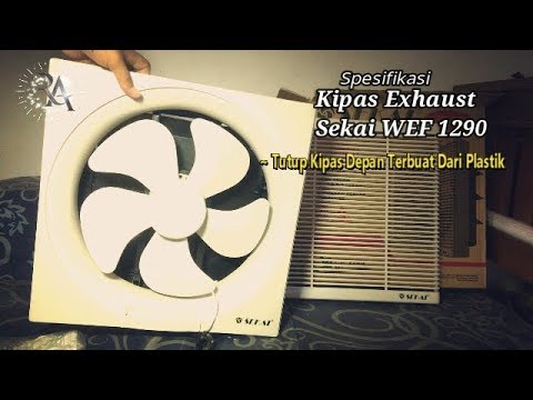 UNBOXING \u0026 FULL REVIEW EXHAUST FAN SEKAI 12\