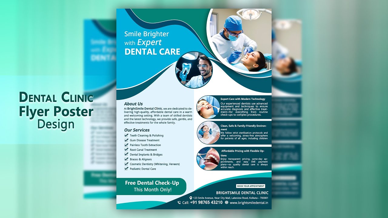 Medical Flyer Design | Medical Poster Design | Doctor Flyer Design | Flyer Design In Photoshop