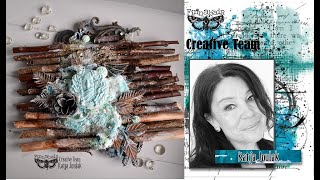Mixed Media Tutorial Nature Winter Fairy by Katja
