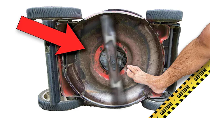 HUMAN FOOT vs LAWNMOWER, (Ballistic Dummy) (SLOW M...