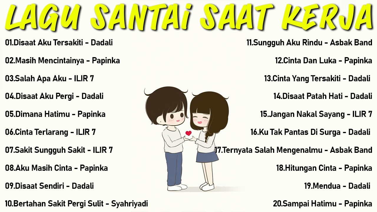 Lagu Lawas Pop Hits Indonesia - Lagu Enak Didengar Saat Santai Dan Kerja ||  Dadali,Papinka,ILIR 7