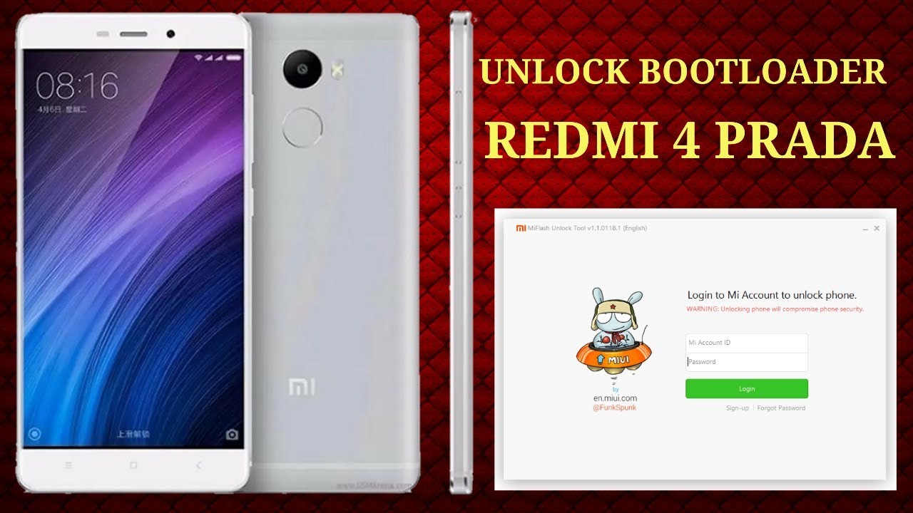 Cara Unlock Bootloader Ubl Pada Xiaomi Part2 Tested Redmi 4 Prada Youtube