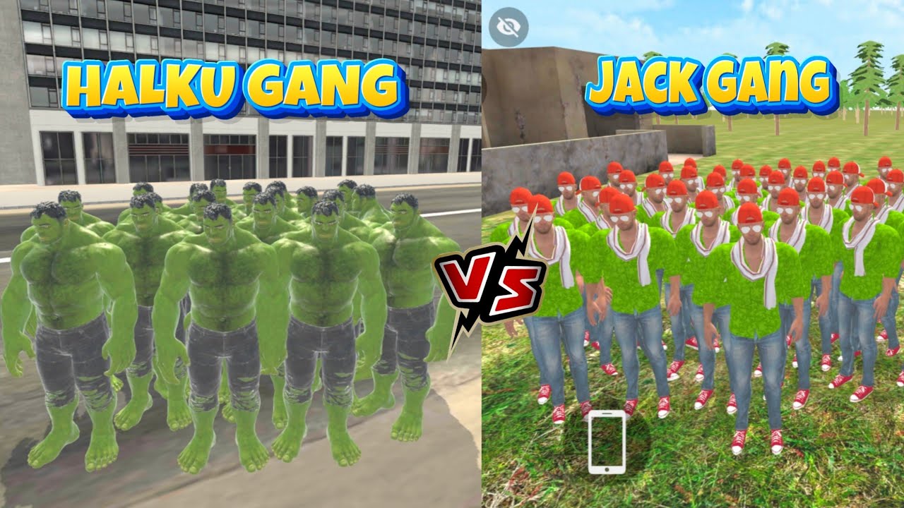 Hulk gang vs frenklin gang in indian theft auto simulator 🤩