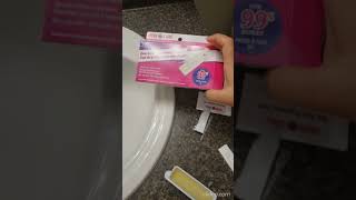 Pregnancy test (Dollar shop test)