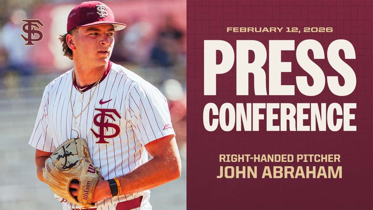 Image related to FSU Baseball | RHP John Abraham 2/12/26 Press Conference