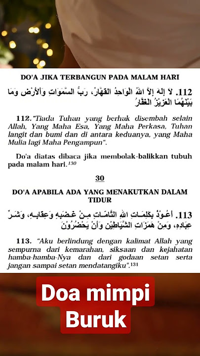 Doa mimpi buruk