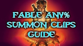 Fable Any% Speedrunning - Summon Clips Guide