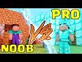 MAISON DE NOOB VS MAISON DE PRO MINECRAFT CHALLENGE !