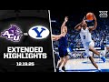 Abilene Christian Vs 10 BYU Extended Highlights 2025 26 Big 12 Men S Basketball