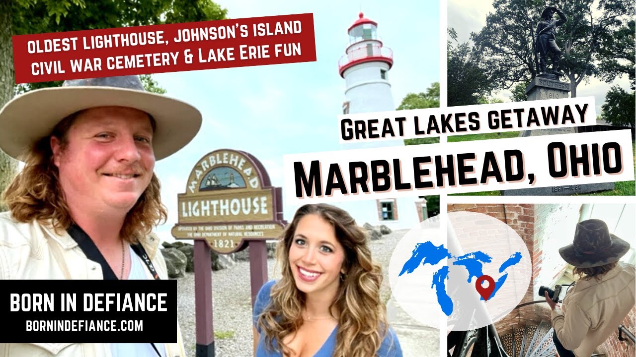 Marblehead, Ohio 💡Oldest Lake Erie Lighthouse, Johnson's Island