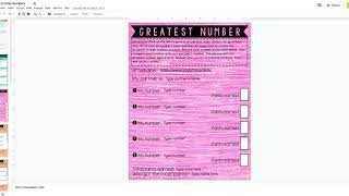 Using Google Slides for Math Workshop