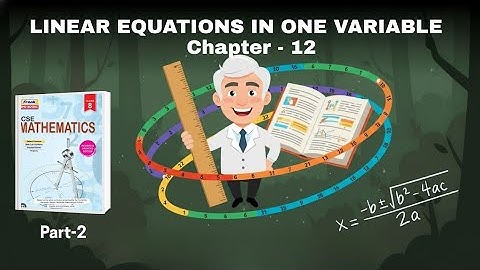 Frank ICSE Mathematics |Class 8 | Ch 12 | Linear Equations in One Variable | Ex 12.1 | P-2