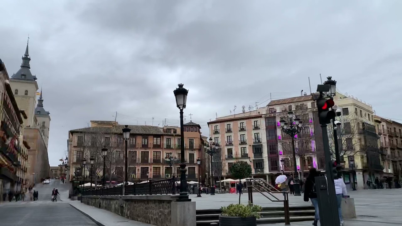 Toledo Espaa  caminata en Plaza Zocodover