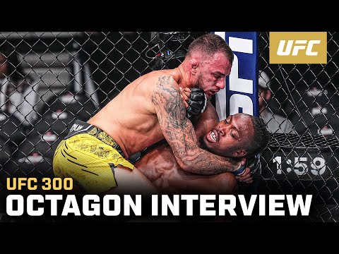 Renato Moicano Octagon Interview  UFC 300