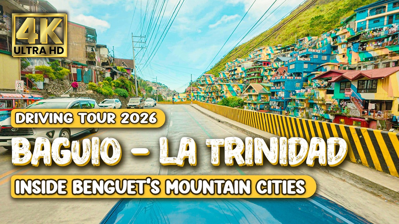 AMAZING Driving tour from Baguio City to La Trinidad | Driving Tour 2026