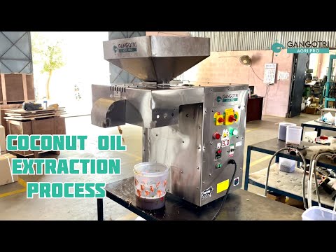 Coconut oil extraction process | Gangotri AgriPro | MegaPro 4300 oil extraction