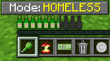 GAME MODE HOMELESS IN VILLAGE! Minecraft NOOB vs PRO! 100% TROLLING GAMEMODE HARD EASY HOW TO PLAY