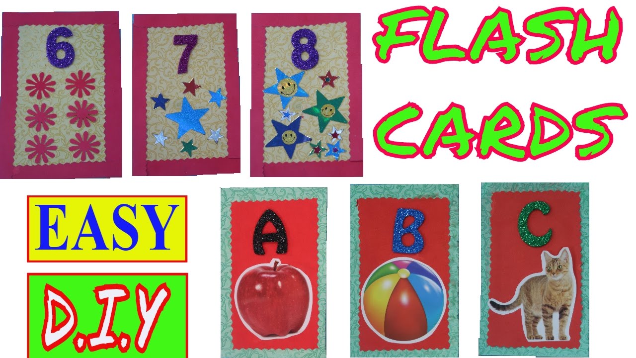 Flash Cards Alphabet Flash Cards Number Flash Cards How To