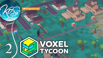 Voxel Tycoon - HOW TO BUILD A TRAIN SYSTEM - Let