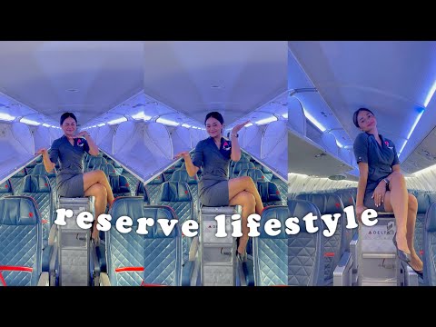 flight attendant vlog - reserve lifestyle