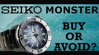 Is the SEIKO MONSTER still RELEVANT?  Honest Review & Thoughts - SRPG57K1