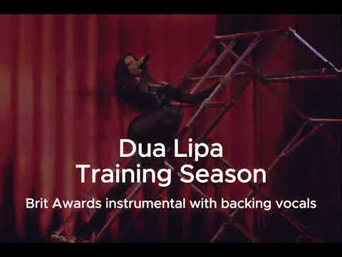Due Lipa/Training Season Brit Awards instrumental with backing vocals