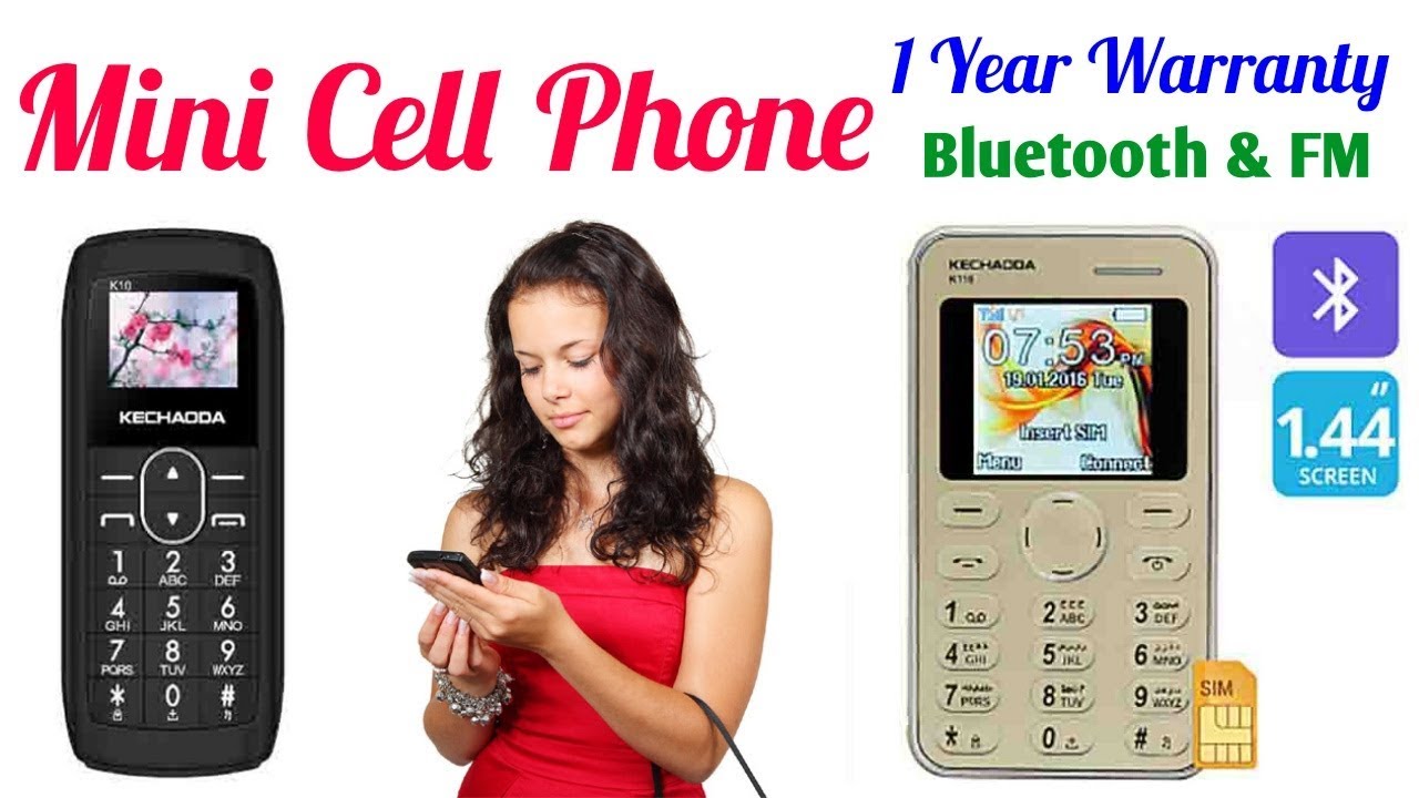 Mini Cell Phone & Card Phone by KECHAODA - Unboxing And Reviews [In ...