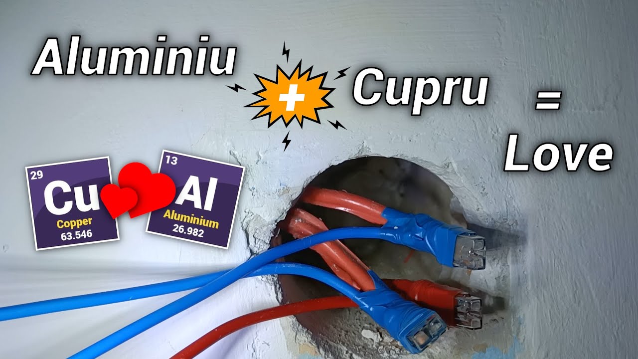 Instalatie Smart (ish) la bloc comunist: imbinare conductori cupru si aluminiu