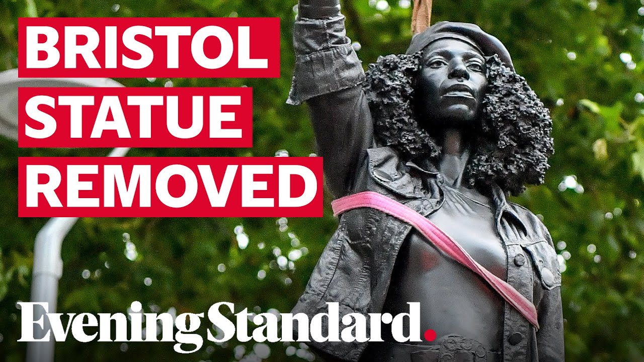 Black Lives Matter sculpture of Jen Reid that replaced toppled Edward Colston in Bristol is removed