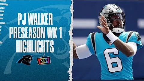 PJ Walker Preseason Highlights vs Washington Comma...