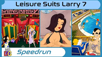 Leisure Suits Larry 7: Love For Sail "Any%" in 30m 25s | Speedrun [DOS]