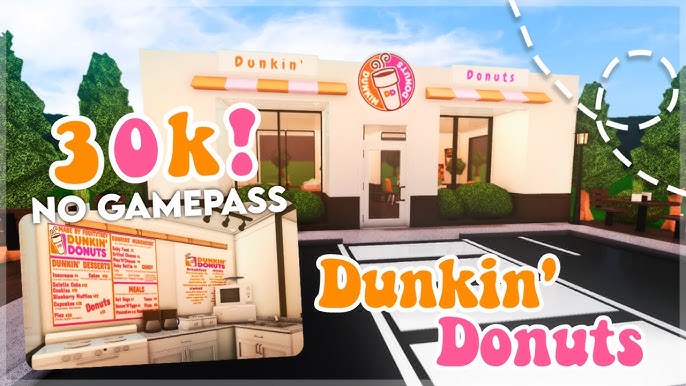 No Gamepass Mini Starbucks ☕, 30k, Speedbuild & Tour, Roblox Bloxburg