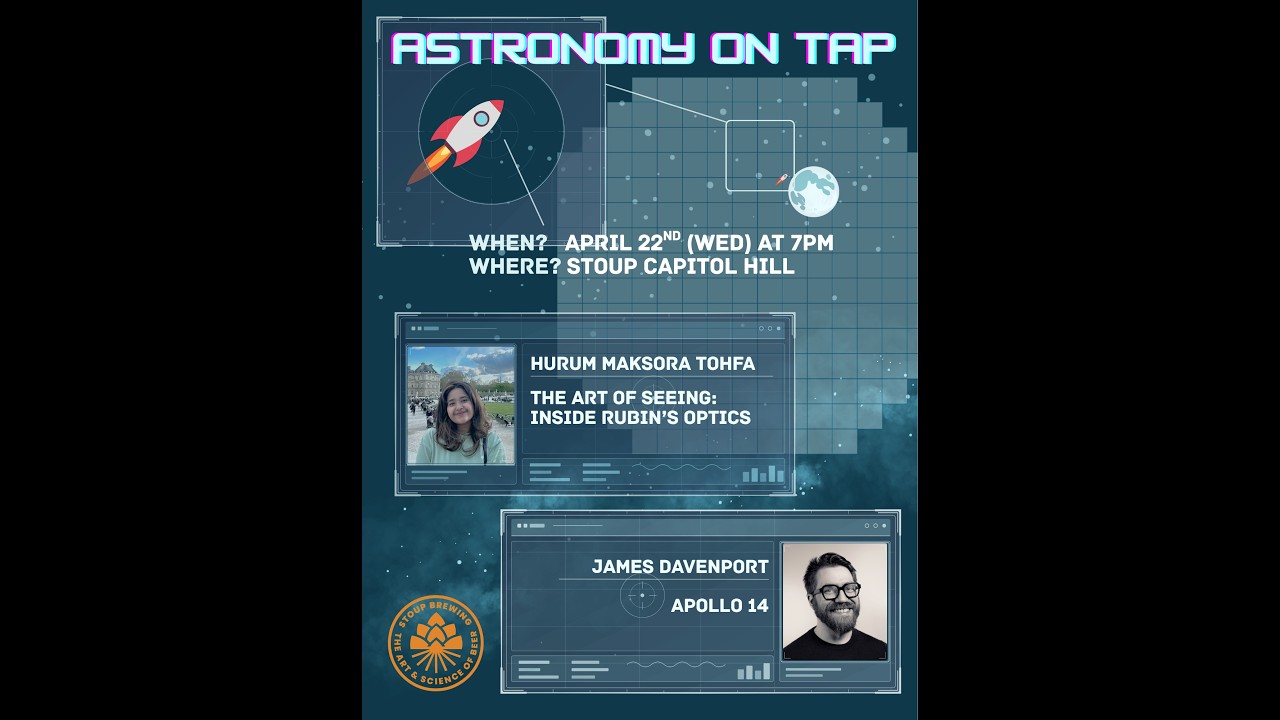 Astronomy on Tap Seattle April 22: Optics and Apollo - YouTube