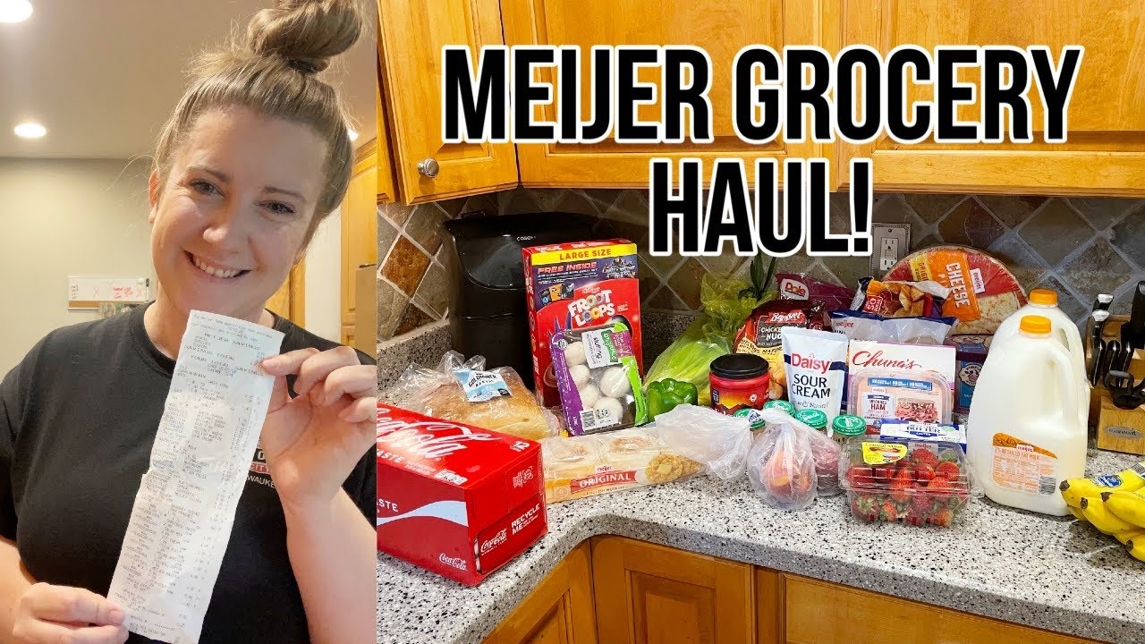 MEIJER GROCERY HAUL! // FAMILY OF 5 // Trying to stay on budget 😵‍💫 ...