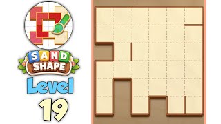Sand Shape Level 19 Gameplay & Solution