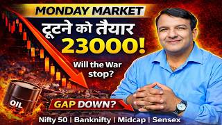 SENSEX TOMORROW MARKET ON MONDAY NIFTY BANKNIFTY FINNIFTY MIDCAP 18 MAY GAP UP/ GAP DOWN FII DATA