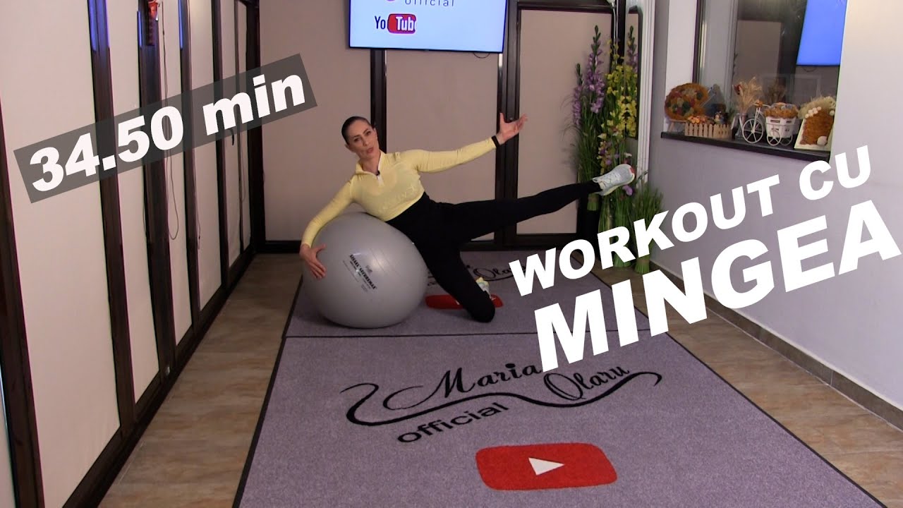 Antrenament cu mingea/tot corpul/începători/Stability Ball Workout/Beginners/Seniors/Full Body