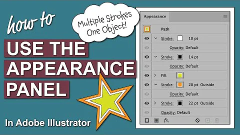 How to Use the Appearance Panel in Adobe Illustrator