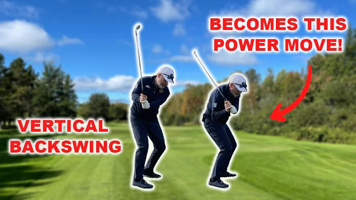 FREE WHEELING VERTICAL BACKSWING to SHALLOW AND LO...