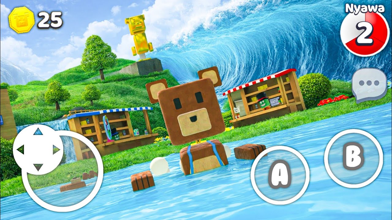 New Mode Rain & Tsunami: Banjir Bandang di Super Bear Adventure