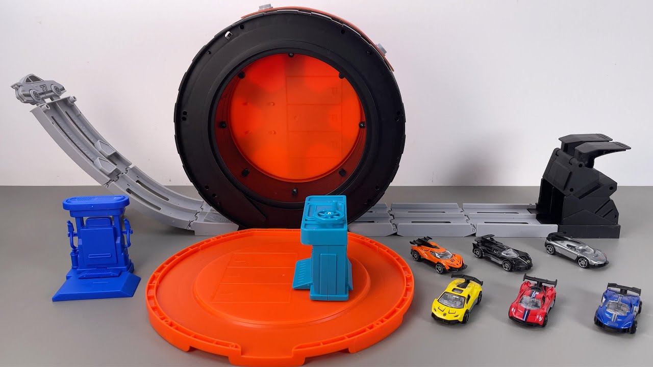 9 minute ASMR Toy Unboxing: Multifunctional Transforming Track and Launcher Car Toy | Toy Review