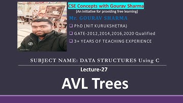 Lecture-27 AVL Trees