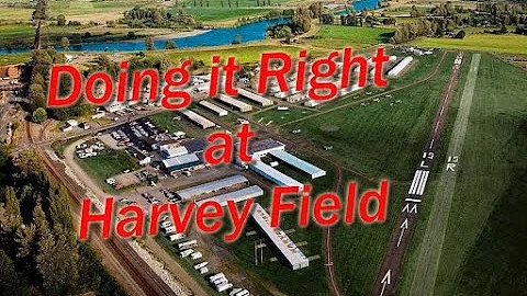 Out to make a Good landing at Harvey Field!