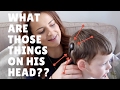 WHAT ARE THOSE THINGS ON HIS HEAD?! | LUCIE & THE BUMP