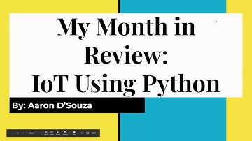 Aaron Learnings IoT with Python 21Jul20