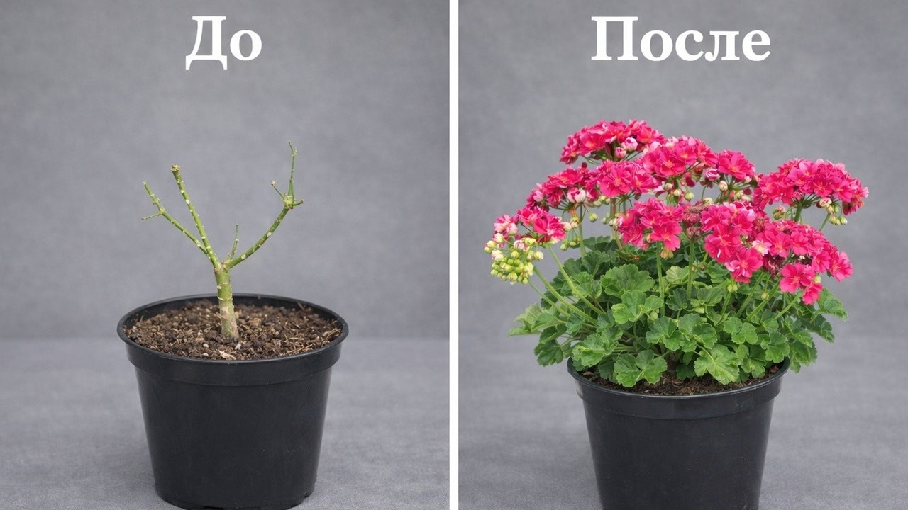 СРОЧНО ВЕСНОЙ сделай это с геранью, чтобы ЛЕТОМ стала  здоровая, крепкая, цветущая