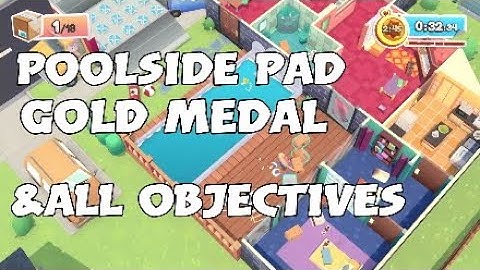 Moving Out - Poolside Pad: Gold Medal & All Objectives (Solo)