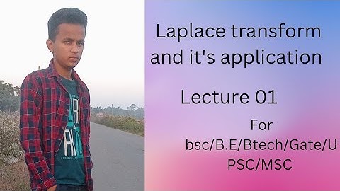 what is Laplace transform, exponential order,etc/Lecture 01Advance DEFERENTIAL EQUATION #Bsc#eng