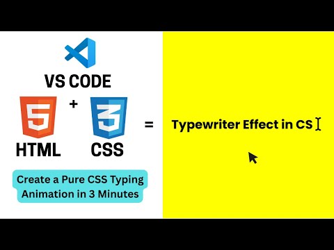 How to Create a CSS Typewriter Effect in 4 Minutes!